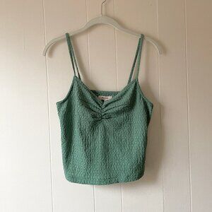 Madewell Green Textured Cropped Tank